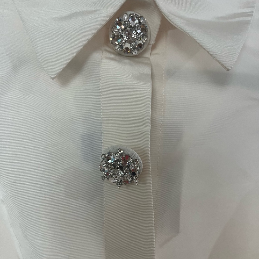 Carolina Herrera Panelled Bow-Detail Shirt Gown ** NWT** - Picture 7 of 11
